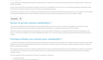 Caméra Canalisation, votre guide et comparatif sur les 5 meilleures caméras de canalisation