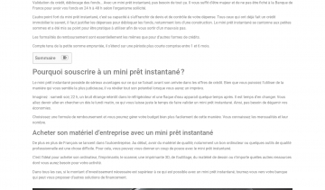 Mini Prêt Instantané, toutes les informations sur ce type de crédit 