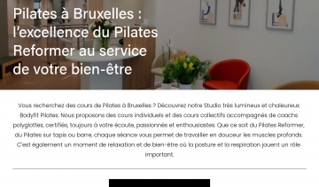 Studio Pilate lumineux à Bruxelles