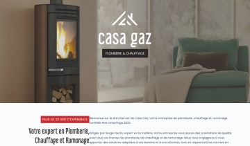Casa Gaz, votre entreprise de ramonage, de chauffage et de plomberie dans les Pyrénées Atlantiques