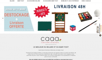 La référence du billard, du baby-foot et des accessoires afférents