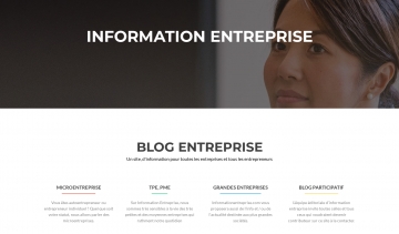 Information Entreprise, Blog sur l’entreprise et l’entrepreneuriat