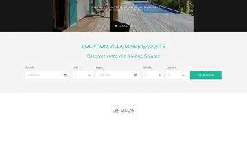 Location de villas avec piscine à Marie-Galante