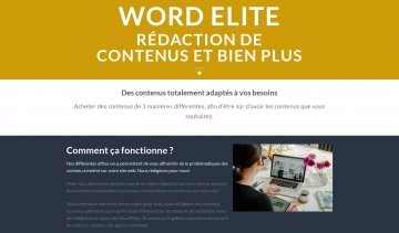 Word Elite pour la rédaction de contenu SEO