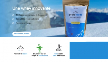 Protéalpes, la boutique de vente de la whey protéine de qualité