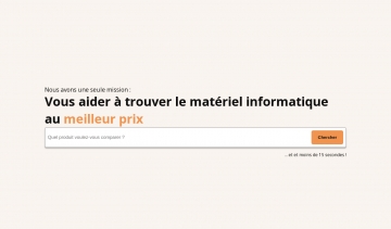 Trouvez le meilleur matériel informatique au meilleur prix