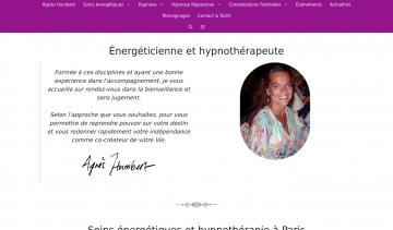 Agnès Humbert, énergéticienne et hypnothérapeute à Paris