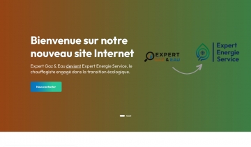 Vue du site d'Expert Energie Service, chauffagiste spécialiste de la transition énergétique