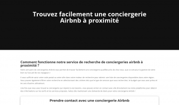 My Happy Conciergerie, annuaire des conciergeries Airbnb