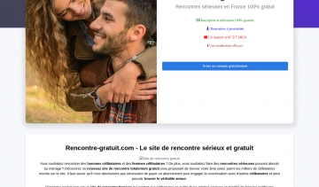 Rencontre Gratuit, site de rencontre amicale ou amoureuse en France