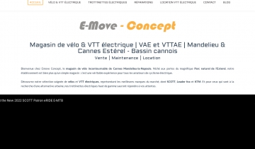 Emove Concept, magasin de vente, réparation et location de vélos et VTT électriques