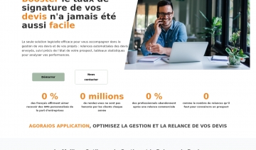 Agoraios, application de relance de devis pour les entreprises