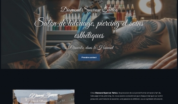 Diamond Sparrow Tattoo, salon de tatouage et piercing dans le Hainaut