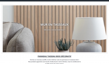 Mur Tasseaux Bois, fournisseur de panneau en tasseaux de bois