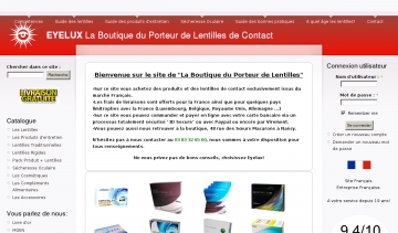 lentilles de contact eyelux