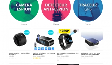 Zespion, boutique en ligne de surveillance et d'espionnage