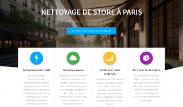 nettoyage de store paris