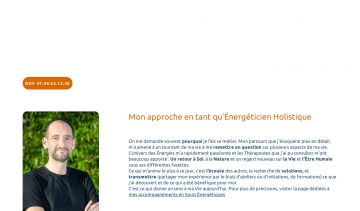 site Christophe Meunier - Énergéticien Magnétiseur