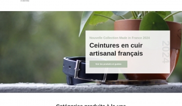 Ceinture Cuir, votre boutique en ligne de ceintures en cuir de qualité et durable en France