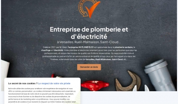 Entreprise de plomberie et d’électricité à Versailles et environs