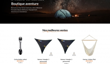 Tente Aventure, la boutique des équipements d'aventure 
