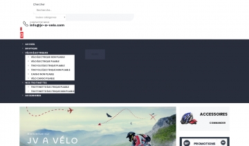 JV A VELO, votre boutique en ligne de vélos électriques