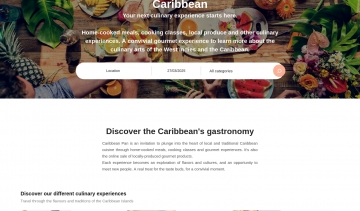 Réservation d'expériences gourmandes culinaires dans la Caraïbe