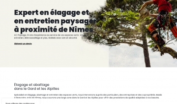 AC Paysage, entreprise d'élagage et d'abattage à Nîmes