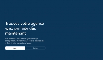 Matchfolio pour trouver l'agence idéale pour son projet