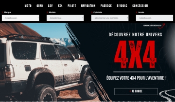 La référence des pièces et accessoires pour l’off-road
