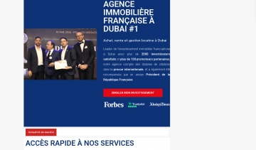 Dubaï Immo : Agence immobilière française à Dubaï
