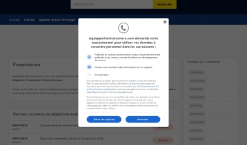 a qui appartient ce numéro