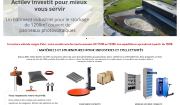 Actilev, fourniture de matériels industriels aux professionnels 