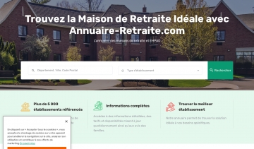 Annuaire-Retraite.com : Trouvez la maison de retraite idéale en France
