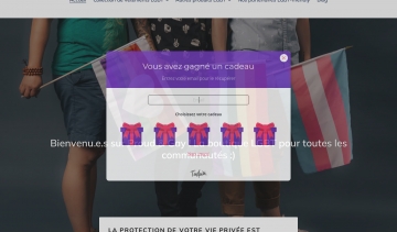 Boutique tendance de vêtements et d’accessoires LGBT