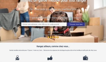 Location box de stockage et de garde-meuble en France