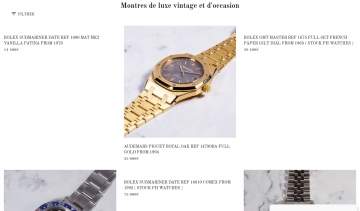 paris heures montres occasions rolex