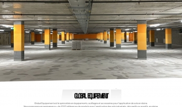 Équipements Global Equipement – sol résine