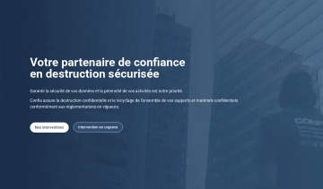Collecte, destruction confidentielle et recyclage de déchets