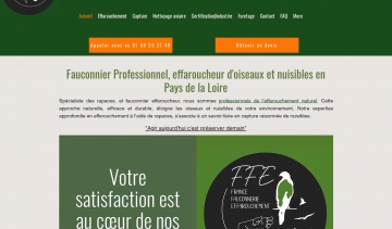 France Fauconnerie Effarouchement, capture d'animaux nuisibles