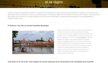 Blog sur la construction et l’immobilier neuf à Toulouse
