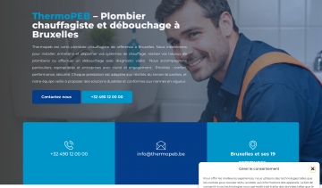 Thermopeb, expert en plomberie et chauffage à Bruxelles