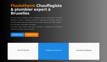 Fluviotherm, plombier et chauffagiste expérimenté à Bruxelles