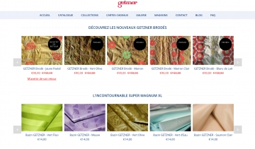 Mama Getzner, une large variété de bazins Getzner authentiques