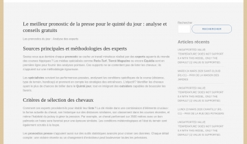 Quinte du jour pronostic de la presse, infos sur le Quinté