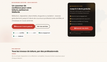 Couvreur Wallonie : des professinnels de la toiture à votre service