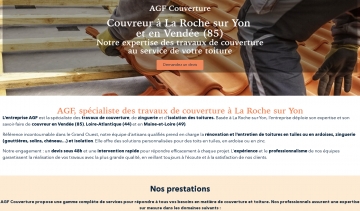 AGF Couverture, expert des travaux de toiture en Vendée