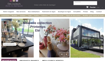 Boutique en ligne de décoration d'intérieur et présentation de l'entreprise