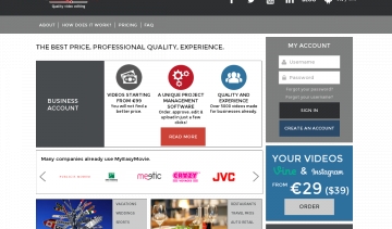 Myeasymovie: site de montage video 