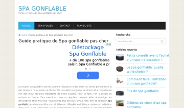 spa gonflable